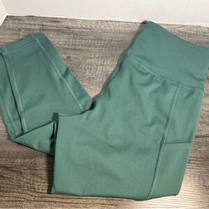 American Eagle Outfitters Dark Green Pocket Leggings